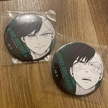 ウィンブレ 警官缶バッジ 桜 WIND BREAKER」から警官スタイルの桜、蘇枋たちの描きおろし