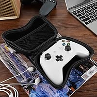 Vista 6 de Linkidea Hard EVA Travel Controller Case for Xbox One Controller Wireless, Compatible with Google Stadia Controller, Xbox Wireless Controller
