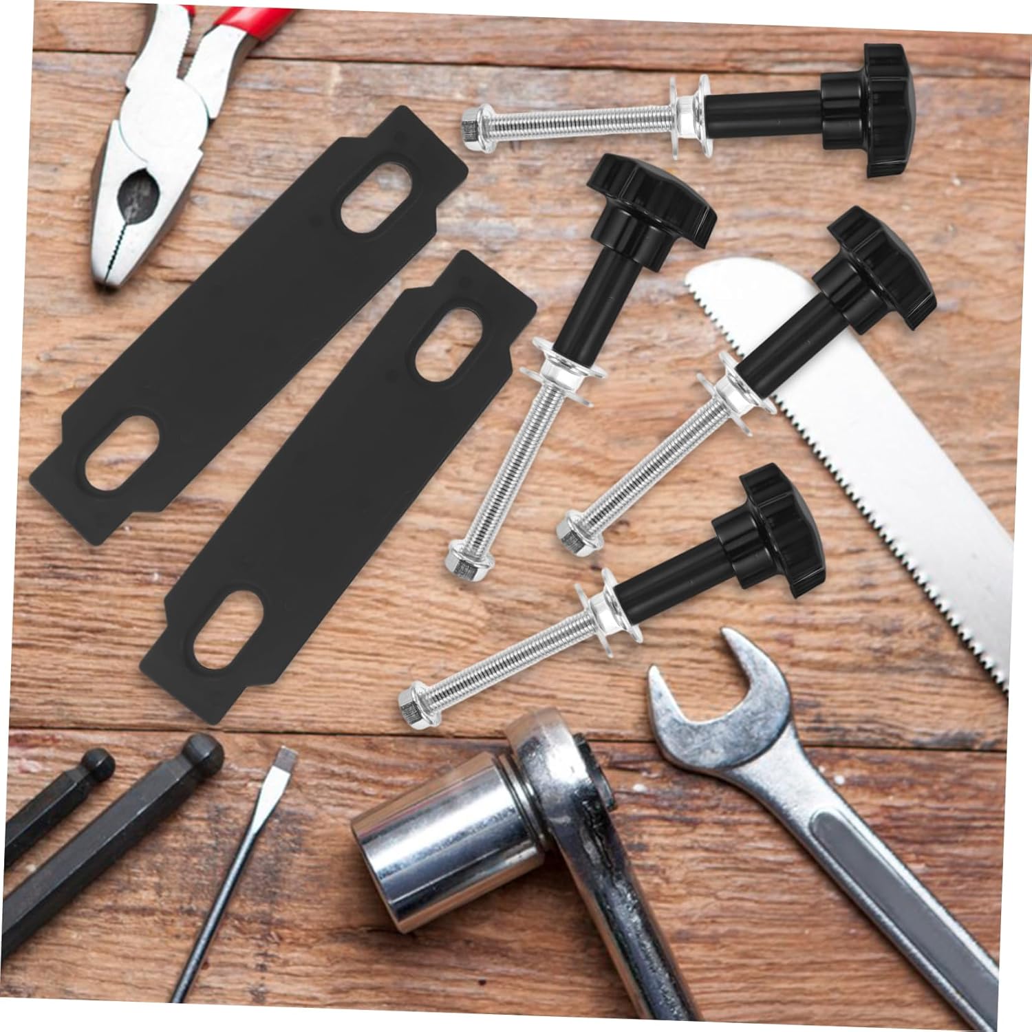 1 Set Off Road Track Mounting Bracket Kit Easy Installation for Securing Traction Boards and Accessories Vehicle Roof Racks Compatible with Various Models