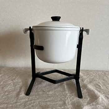 ヴィンテージ ルクルーゼ　フォンデュポット　エンツォマリ　ハーモニックグリーン ヴィンテージ ルクルーゼ フォンデュポット エンツォマリ