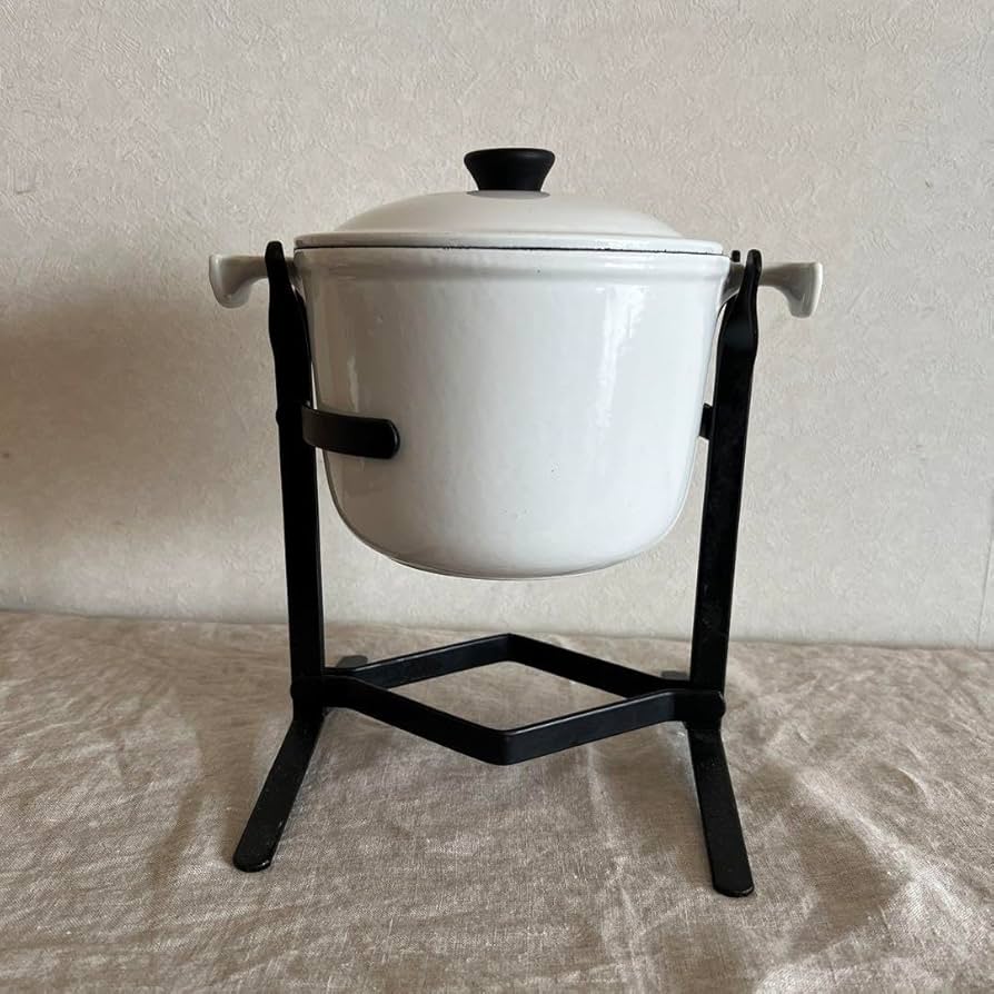 Amazon.co.jp: ル クルーゼ ヴィンテージ フォンデュ鍋 エンツォ