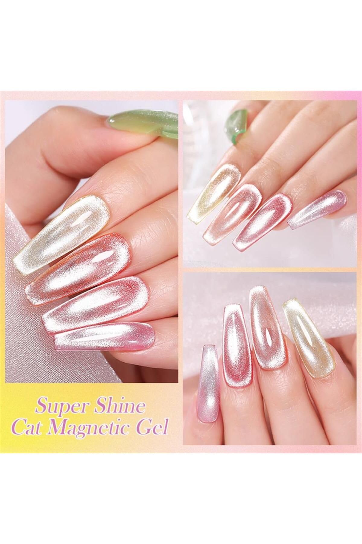 Born Pretty 10Ml Super Shine Sliver Kedi Gözü Manyetik Jel (56340) 4097