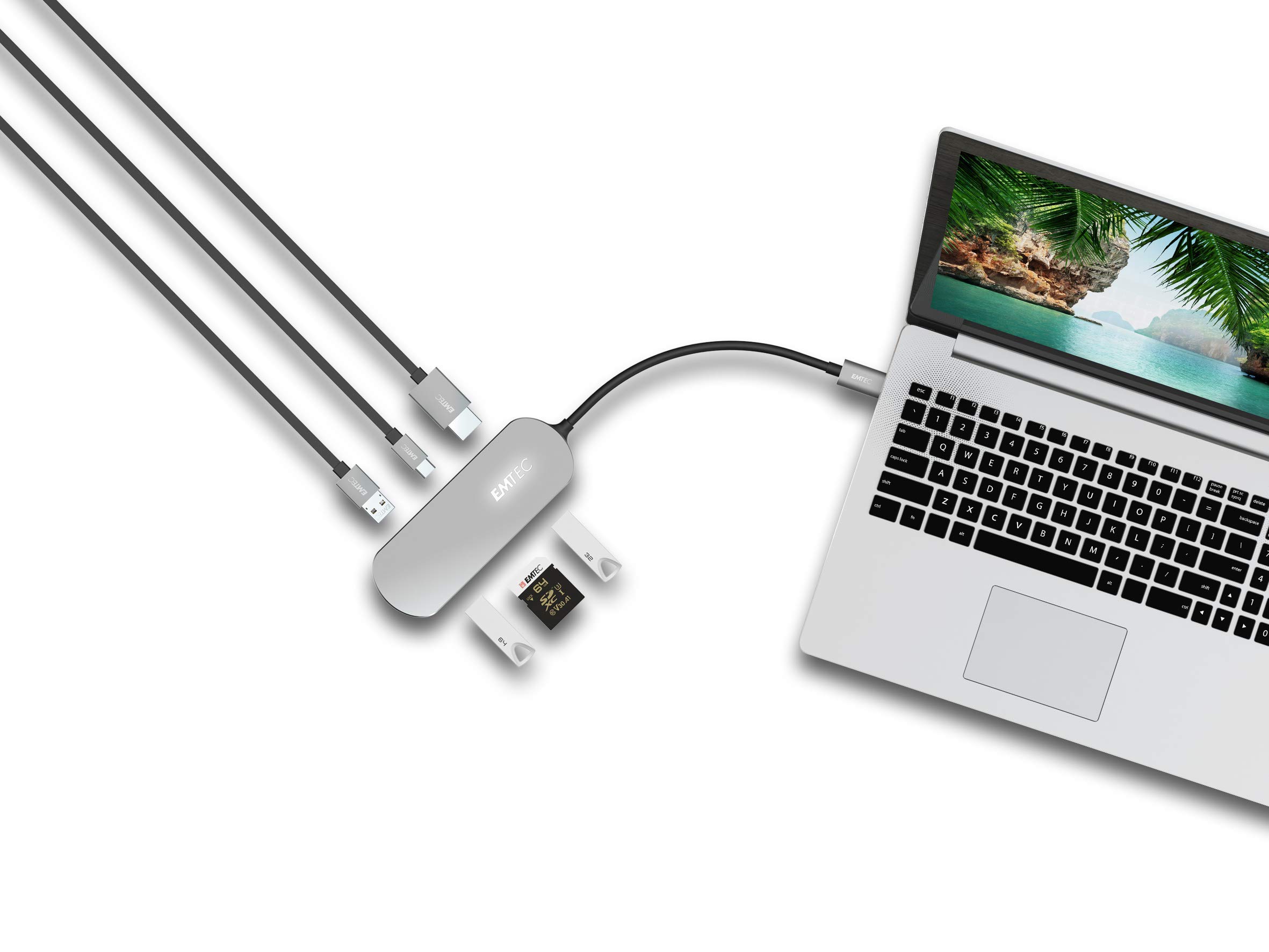 Emtec HUB 6 EN 1 USB Type-c