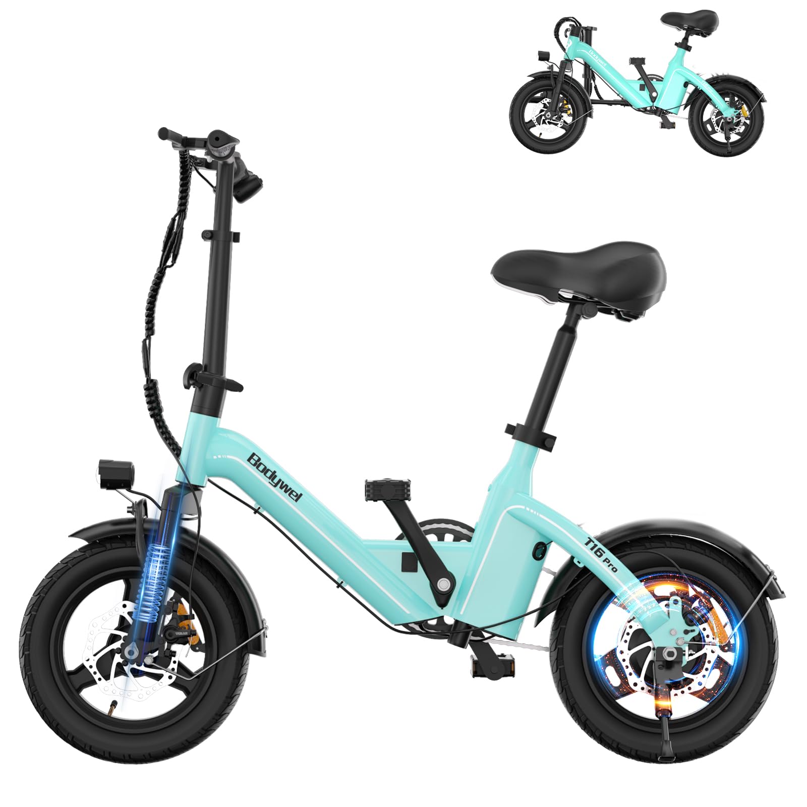 REOCRO Folding Electric Bike for Adults