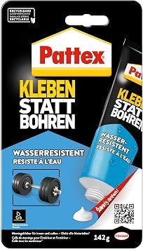Pattex Kleben statt Bohren Water Resistant, White Color, 1 Piece, PKBW1