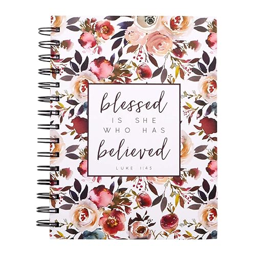 Blessed is She Luke 145 cuaderno de diario de tapa dura, 8 pulgadas