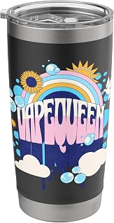 Vape Queen Funny Vaping Enthusiasts Women Stainless Steel Insulated Tumbler