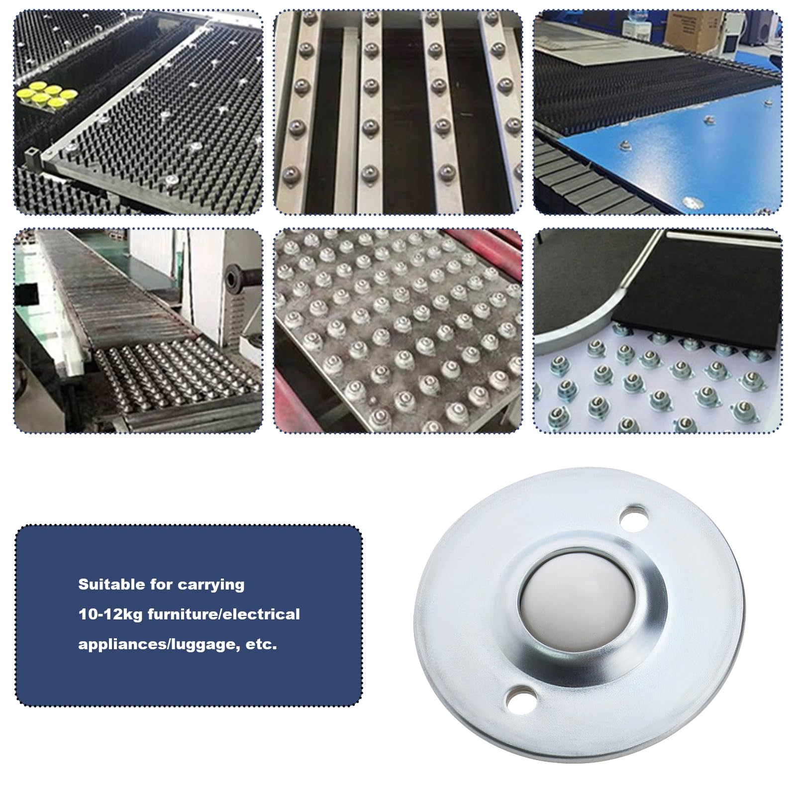 VGOL 12 Pièces Roulements à Billes En Acier Au Carbone Et