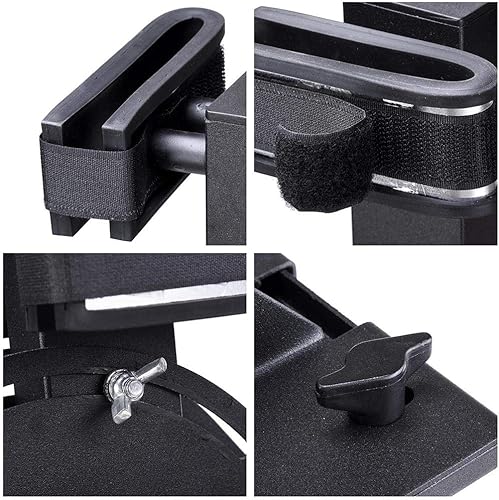 Miniatura 2 de Carrito de golf universal y soporte para pistola de pie ajustable UTV, soporte vertical de dos pistolas