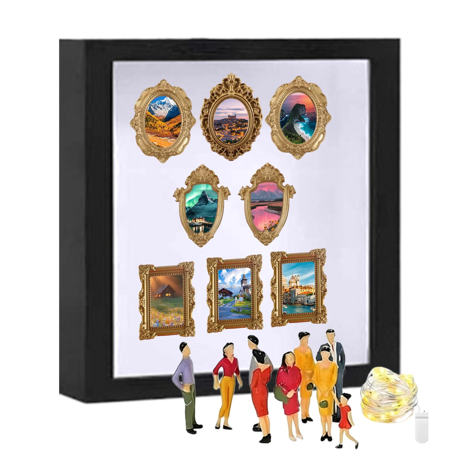 Cadre vitrine à dédicacer pour livre d'or de mariage et anniversaire