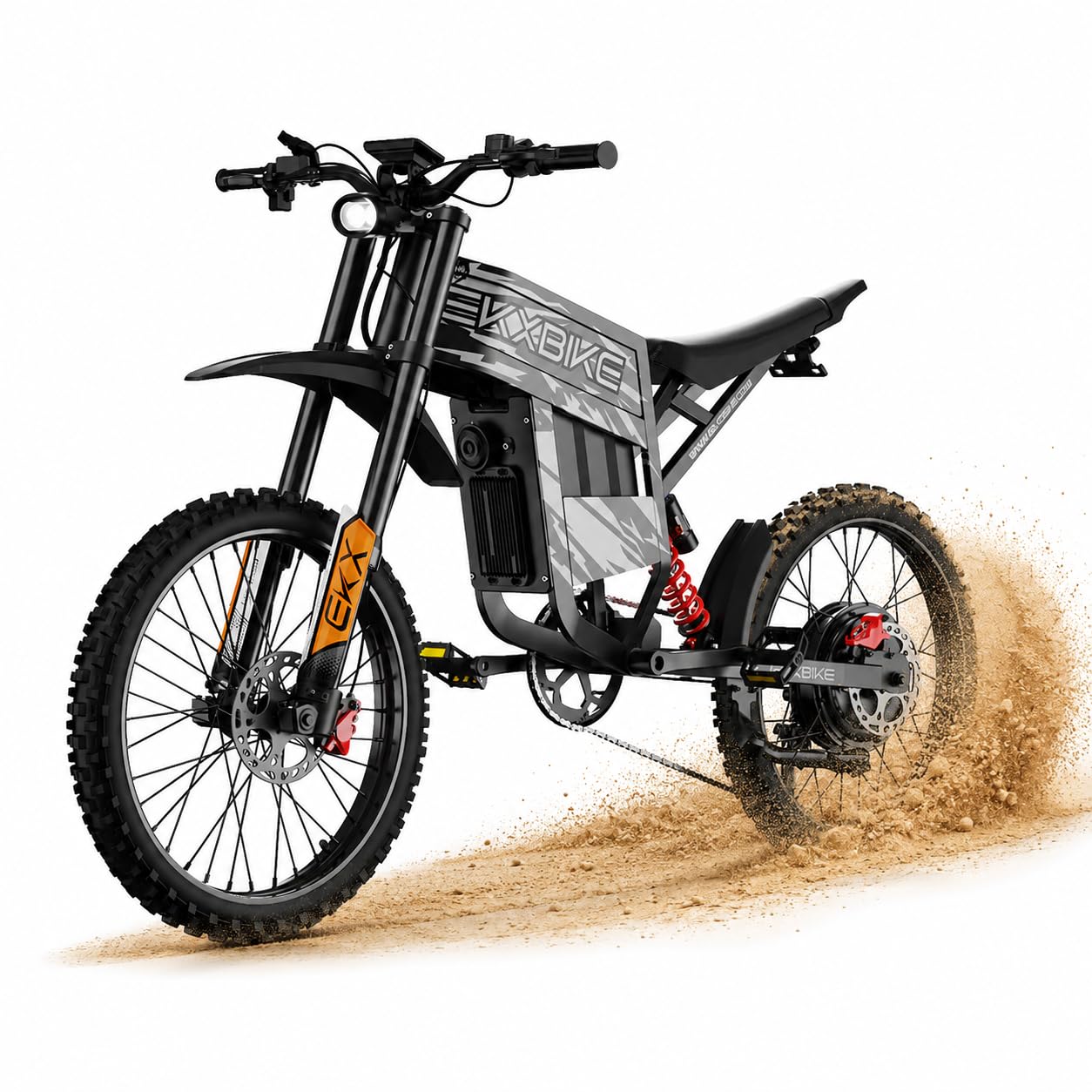 Electric Dirt Bike,7000W/8000W/12000 Peak Motor 55-62MPH Fast Electric Bike