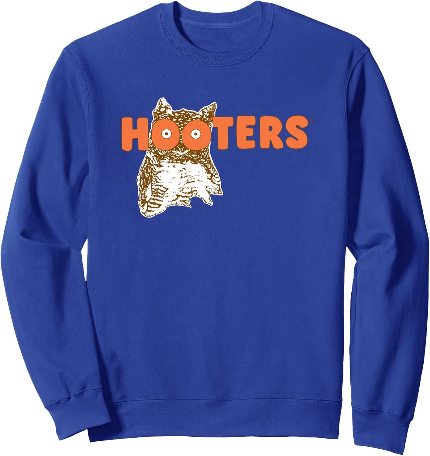 Hooters Throwback Logo Front and Back Wing Restaurant Sweatshirt
