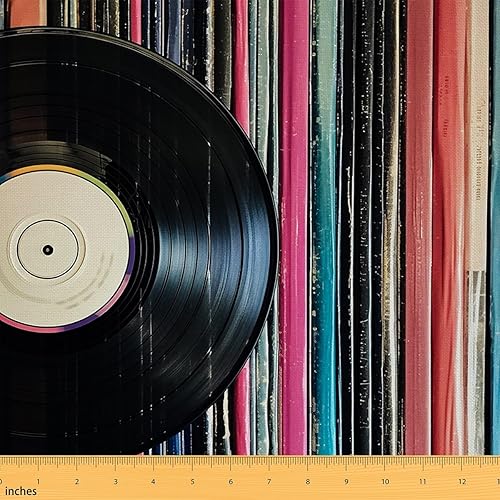 Miniatura 28 de jejeloiu The Yard - Tapicería de vinilo retro de los años 83 para sillas, tocadiscos de 3 yardas para proyectos de bricolaje en el hogar, decoración