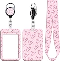 Vista 25 de Soporte para tarjetas de identificación de conciencia sobre el autismo y clip de carrete retráctil, lindo cordón para llaves de rompecabezas