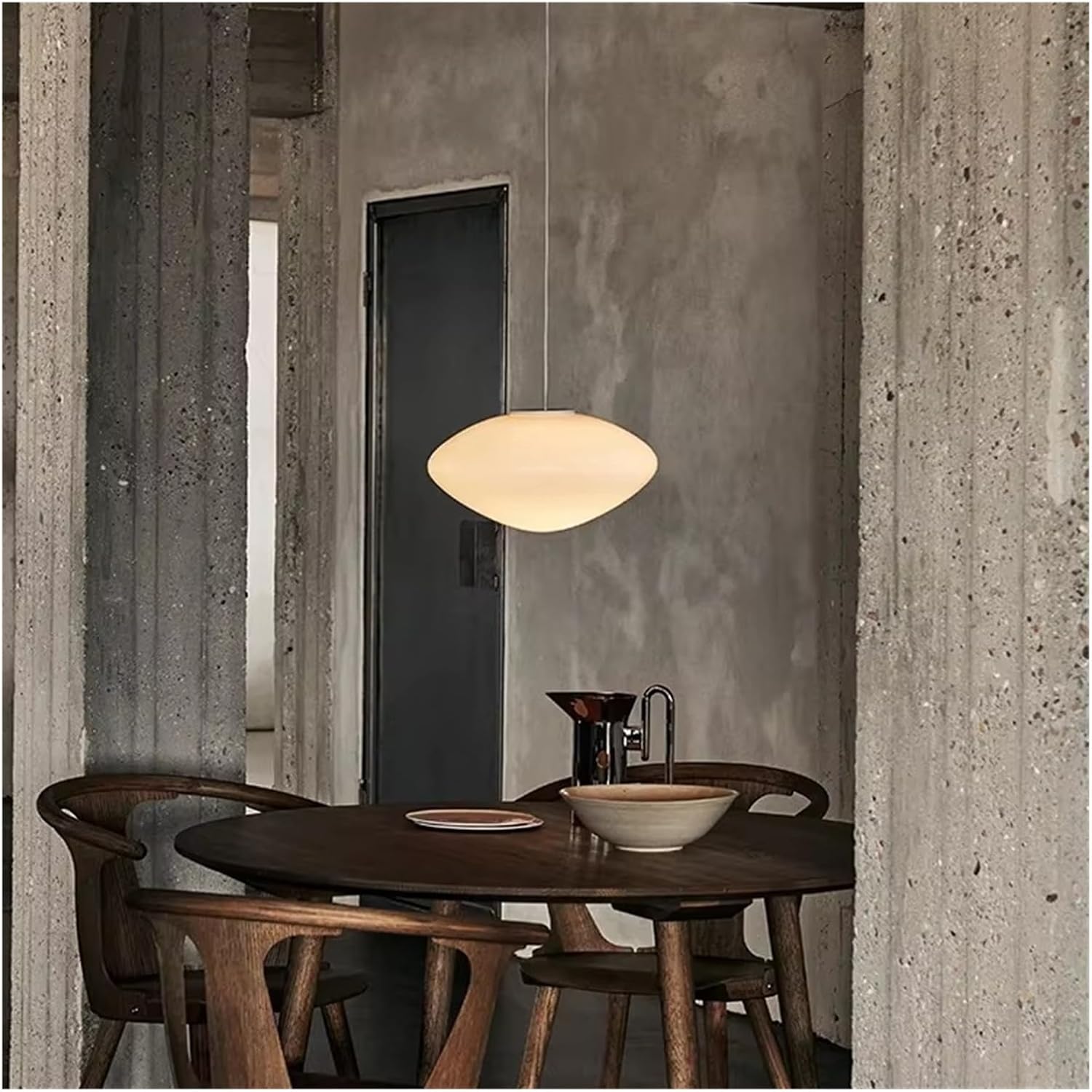 Wallps, Denmark Kitchen Island Hangingp Modern Simple Glassndent Light Dinitable Art Decoration,Lights/Warm Light/D25Cm