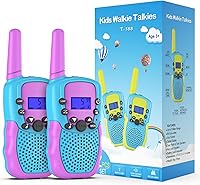 Vista 10 de Selieve Juguetes para niños y niñas de 3 a 12 años, Walkie Talkies para niños de 22 canales, juguete de radio de 2 vías con linterna LCD