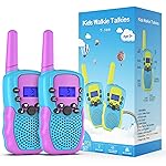 Selieve Toys for 3-14 Year Old Children\'s, Walkie Talkies for Kids 22 Channels 2 Way Radio Toy with Backlit LCD Flashlight, 3 Miles Range for Outside, Camping, Hiking Purple