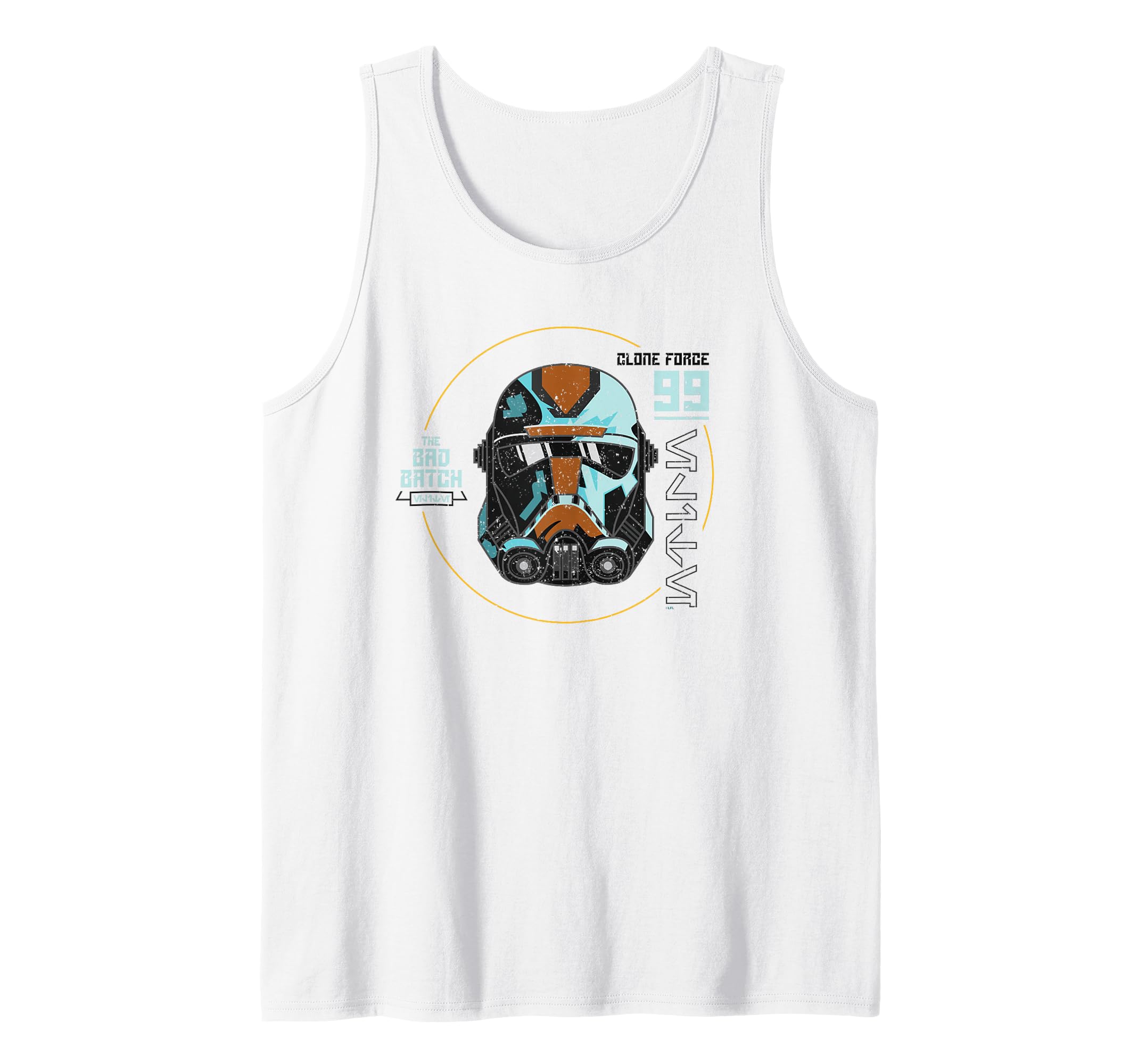 Camiseta Star Wars The Bad Batch de tirantes con acabados Elite y tejido de alta densidad 2