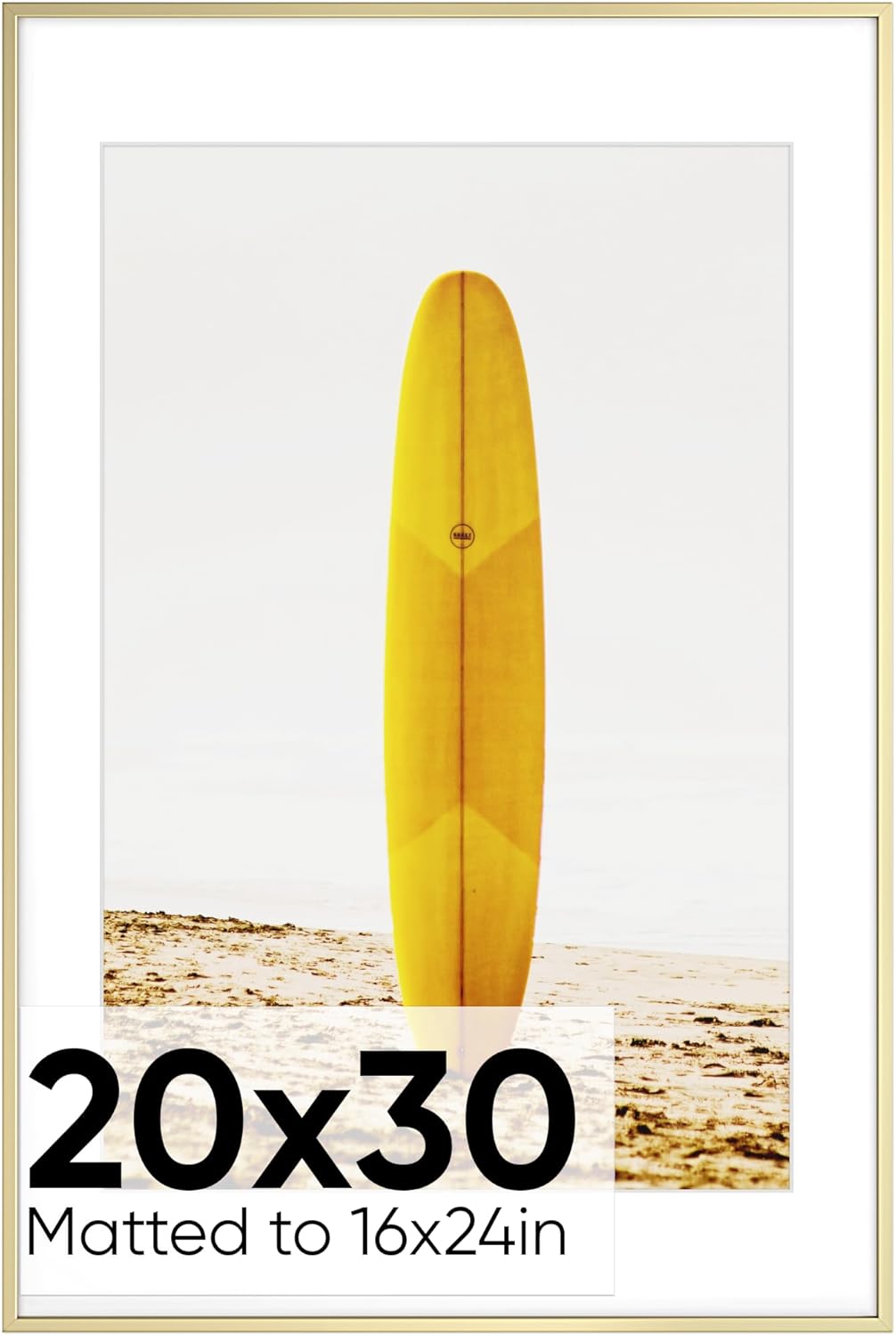 Homeforia 20x30 Frame Gold, Premium Metal 20 x 30 Picture