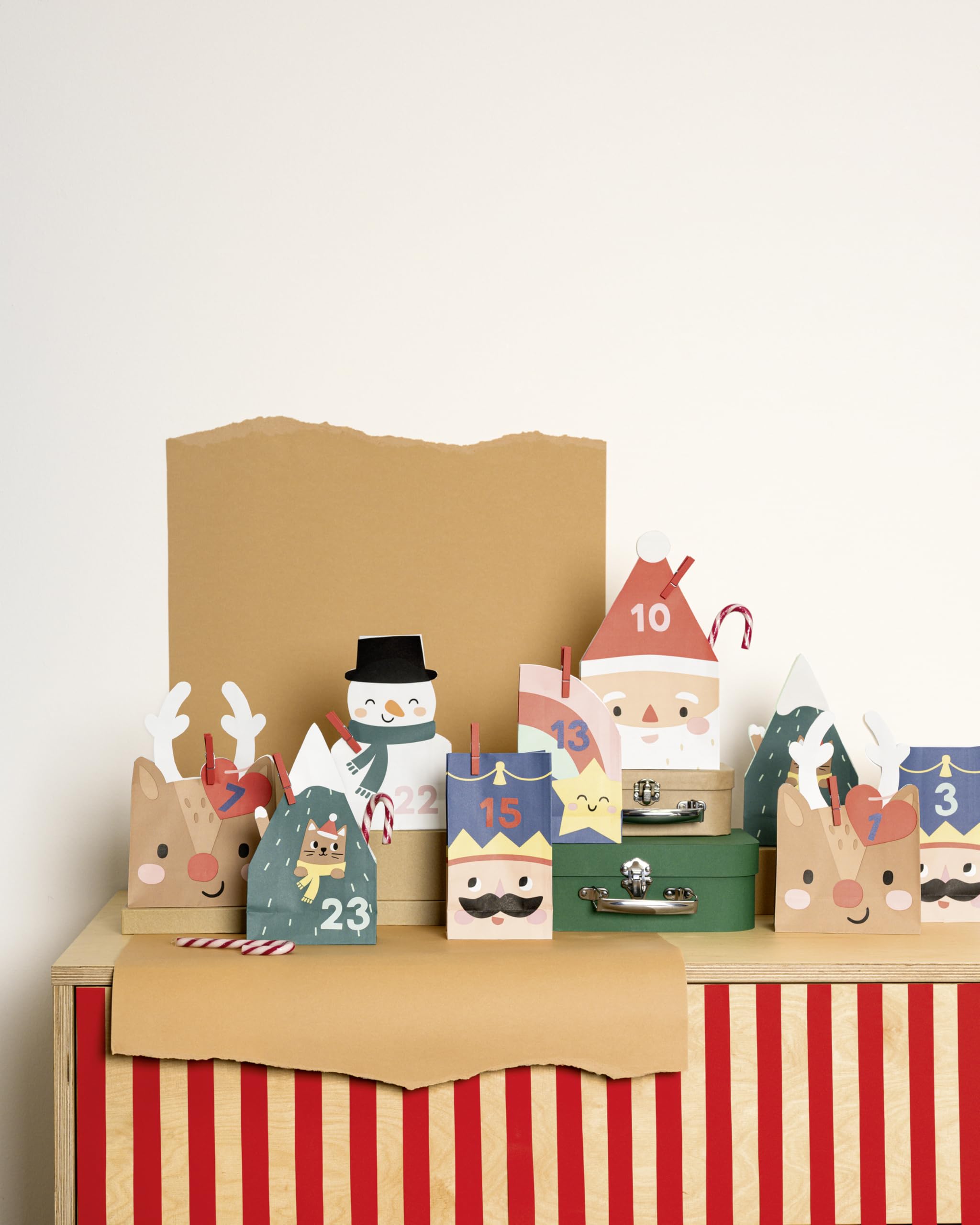 Faire un calendrier de l'avent diy maison : idées créatives et faciles pour noël - Maison Allaert