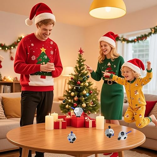 Miniatura 21 de Cubo de juguetes para ansiedad, cubo de descompresión de 12 caras, alivia el estrés y la depresión ansiosa con autismo para niños y adultos