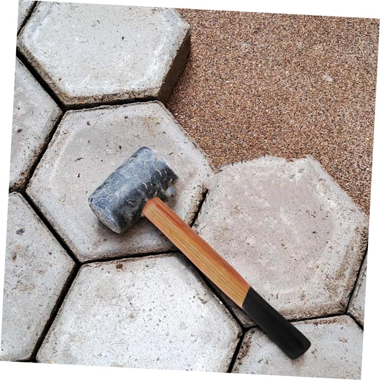 2 Pezzi Manico per Martello in Legno Resistente 800g Sostituzione Maniglia per Martello da Muratore Accessorio Utensile Manuale per Lavori Edili e Fai-da-te