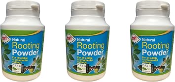 Doff Pack of 3 Natural Rooting Powder for Plant and Cuttings 75grams