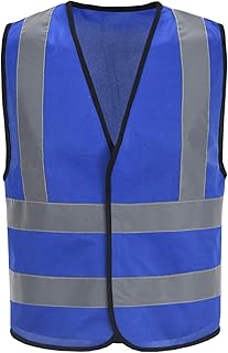 AYKRM 12 colour High visibility viz vest hi vis viz reflective work construction safety vest (XS-8XL)