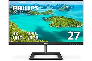 Discover Visual Excellence: PHILIPS 278E1A 27" 4K UHD Monitor