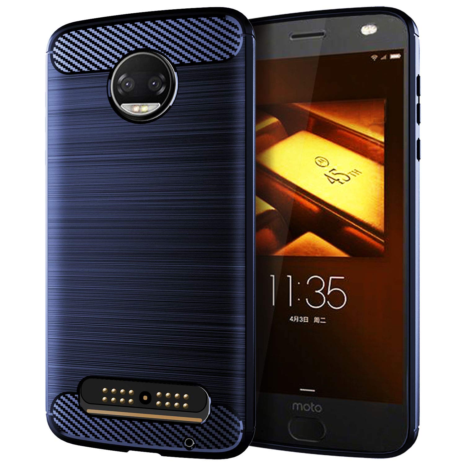 NEKOYA MOTO Z2 case, Soft Feeling Full Protective Anti-Scratch&Fingerprint + Scratch Resistant Fit Mobile Phone Case Cover for MOTO Z2