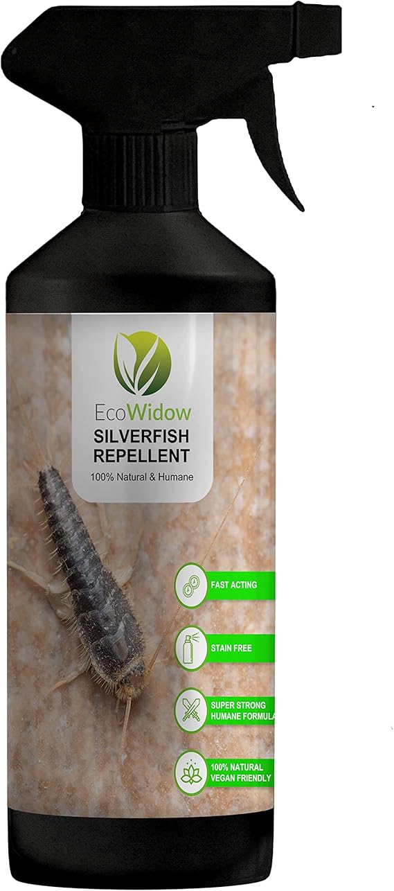 EcoWidow Silverfish Repellent Natural, NonToxic Pest Control Spray, LongLasting, Eco