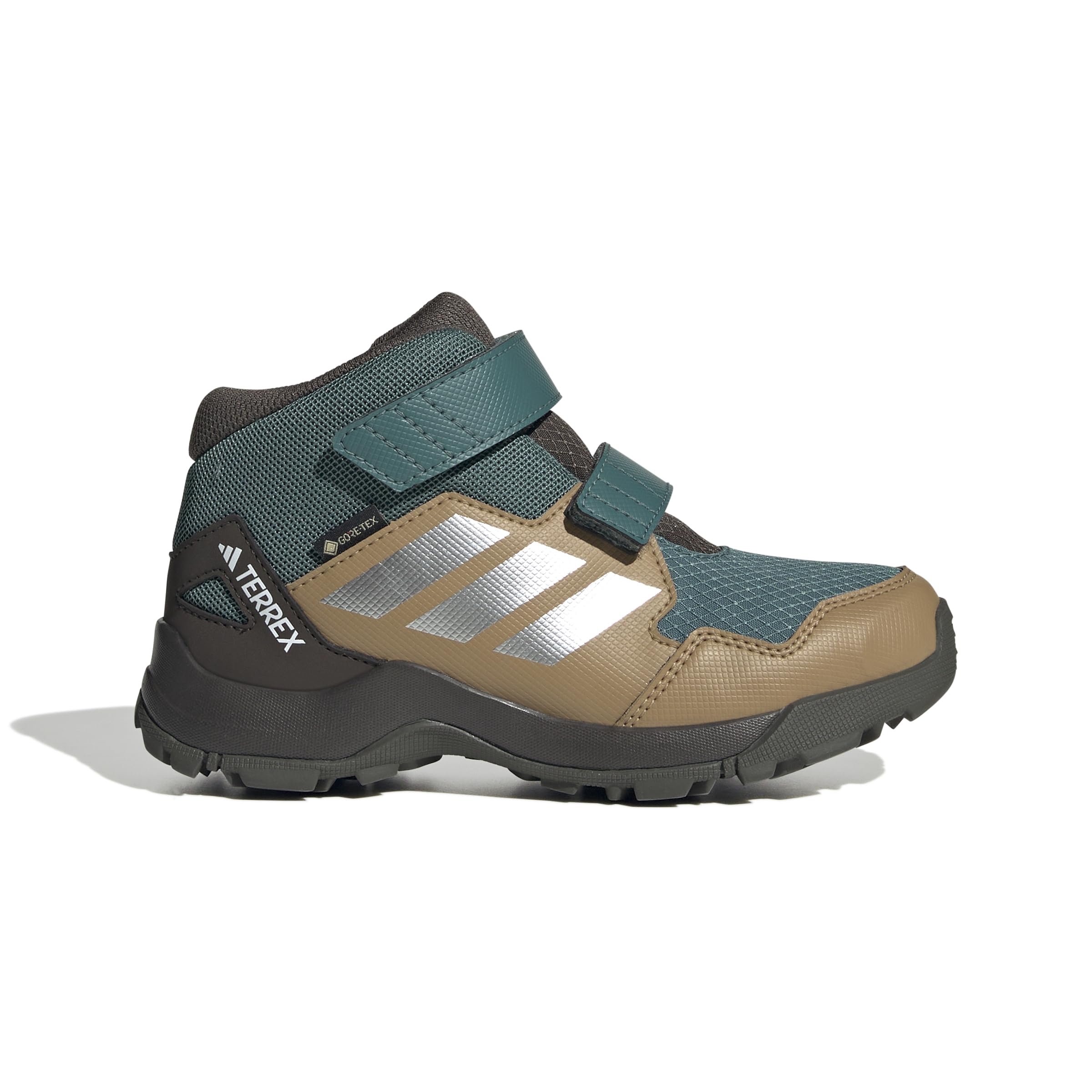 adidas Uniseks - dzieci Terrex Skychaser Mid GORE-TEX Hiking Shoes Kids, preloved teal/matte silver/cardboard, 36 2/3 EU