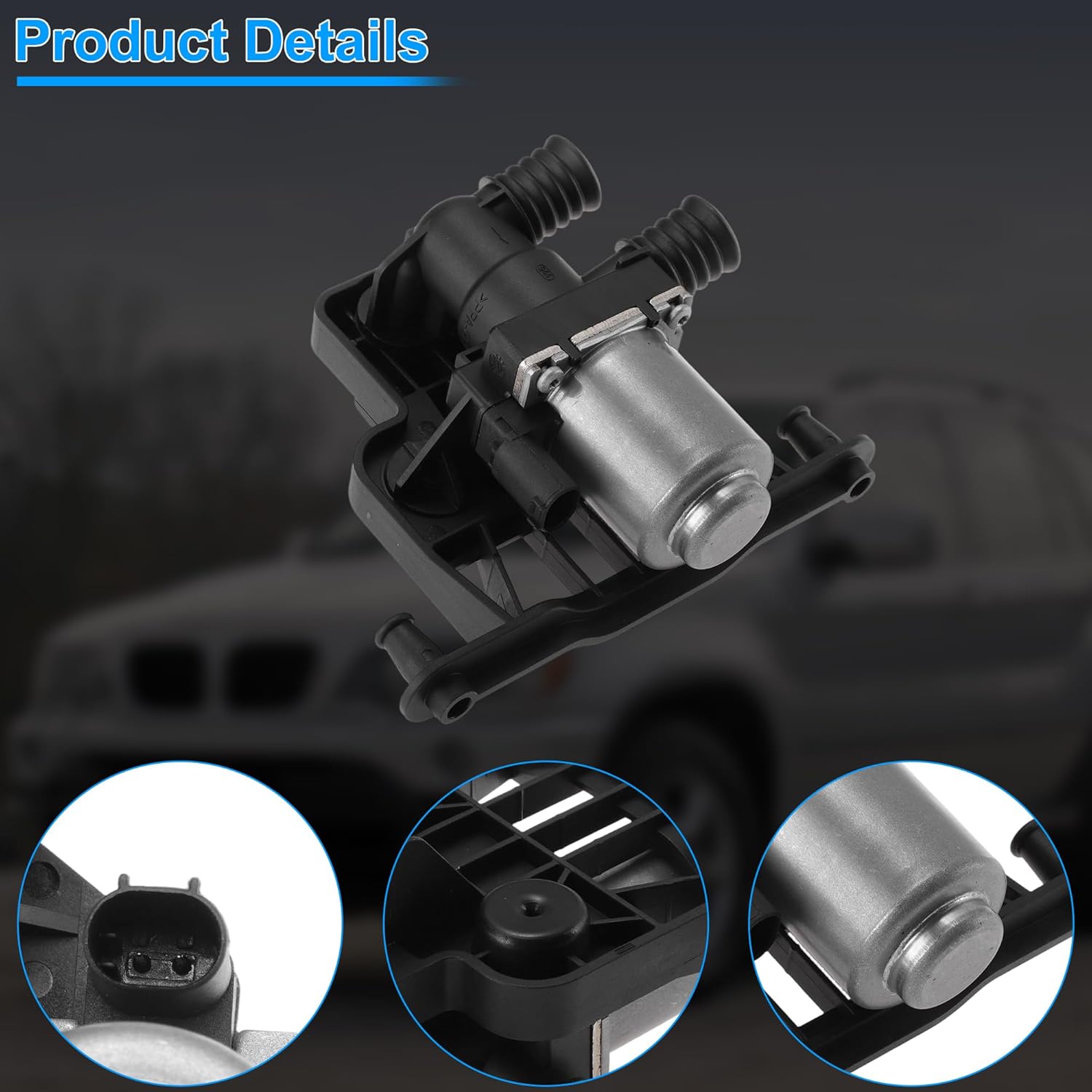 Heater Control Valve HAVC Heater Control Valve Solenoid for BMW X5 2001-2006 Replace 64118379921