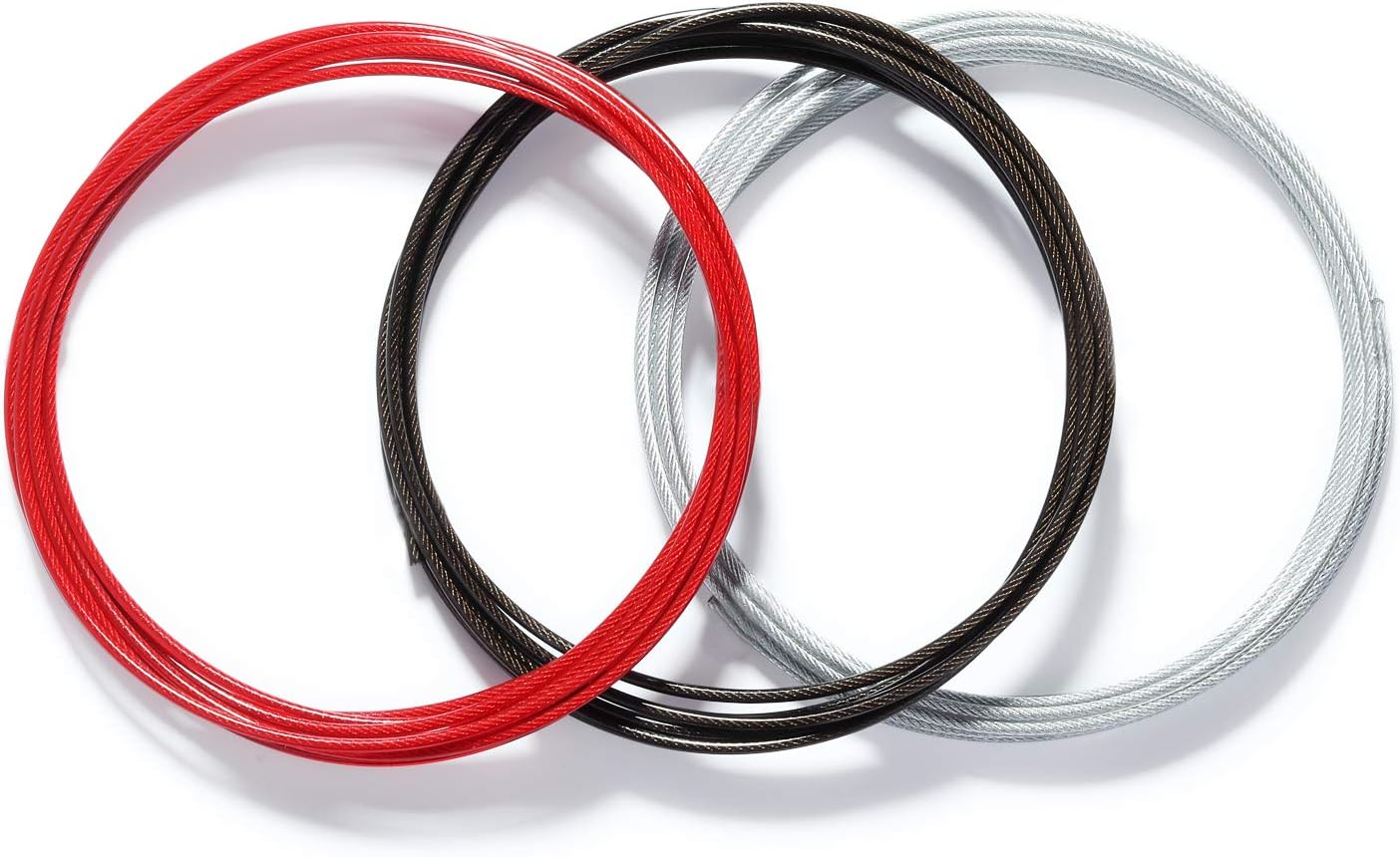 DIIZONE FITNESS Speed Jump Rope with Aluminum Handle - Wire Rope for Cardio Exercise, Double Unders, MMA, Boxing, Skipping Workout, Crossfit Training - Adjustable for Men, Women and Children