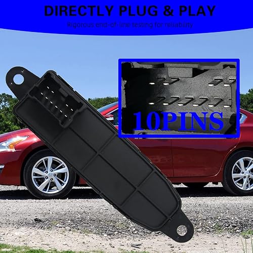 Miniatura 2 de Interruptor de asiento eléctrico compatible con Nissan 2008-2013 Rogue 2013-2018 Altima 2009-2018 Murano 2013-2019 Pathfinder. Reemplazo para