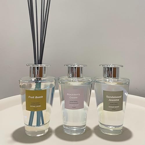 Miniatura 2 de Juego de difusor de varillas de sándalo de jazmín para el hogar, fuerte y duradero, difusor de aceite natural para baño, huele bien para el hogar