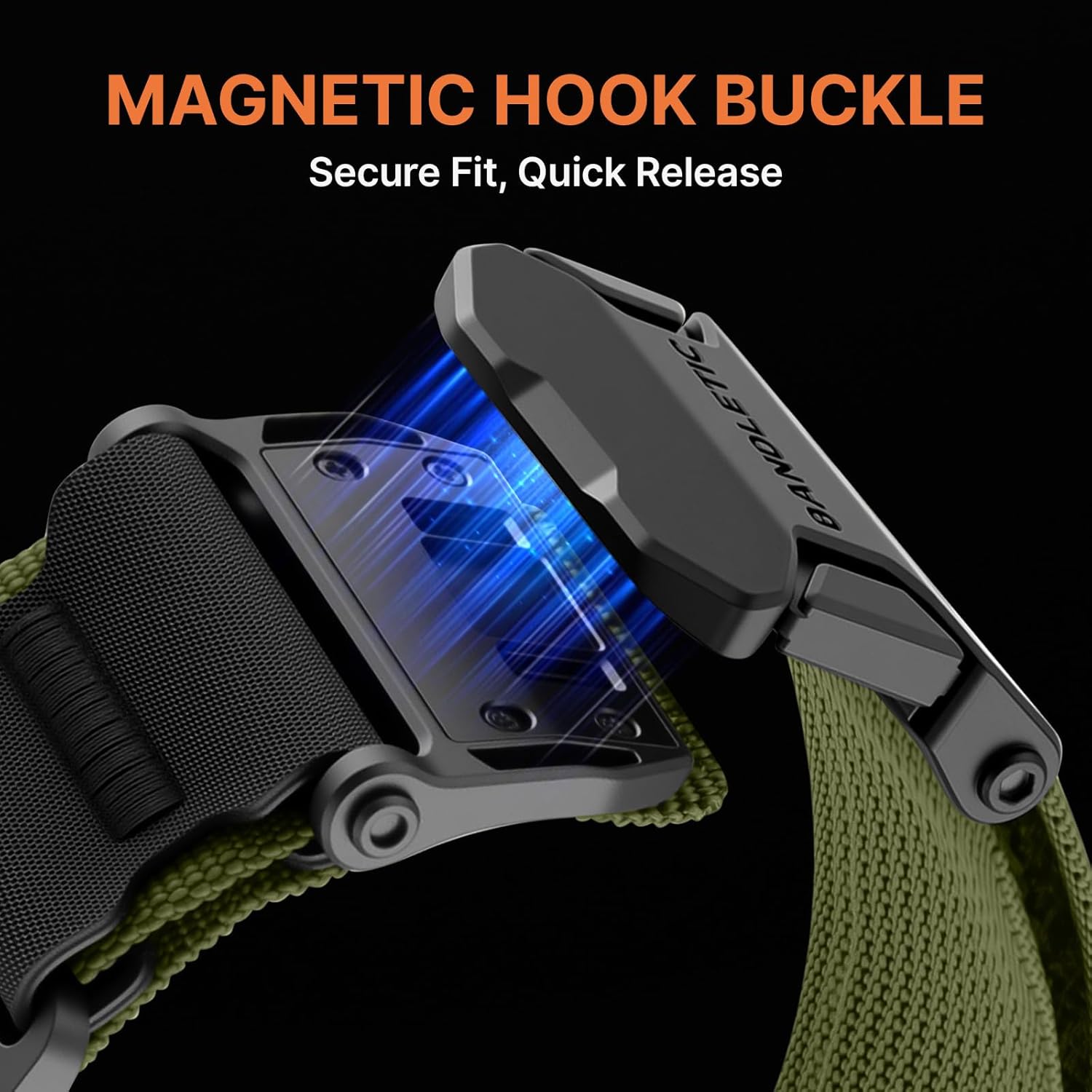 Bandletic Magnetic Bands Compatible with Garmin Fenix 5X Watch Band, 26mm Quick Fit Strap for Fenix 8 51mm/7X 6X Pro/5X Plus/3/3 HR/Instinct 2X 3 50mm/Enduro/Quatix Tactix 8 51mm/Epix Pro (Gen 2) 51mm - Image 4