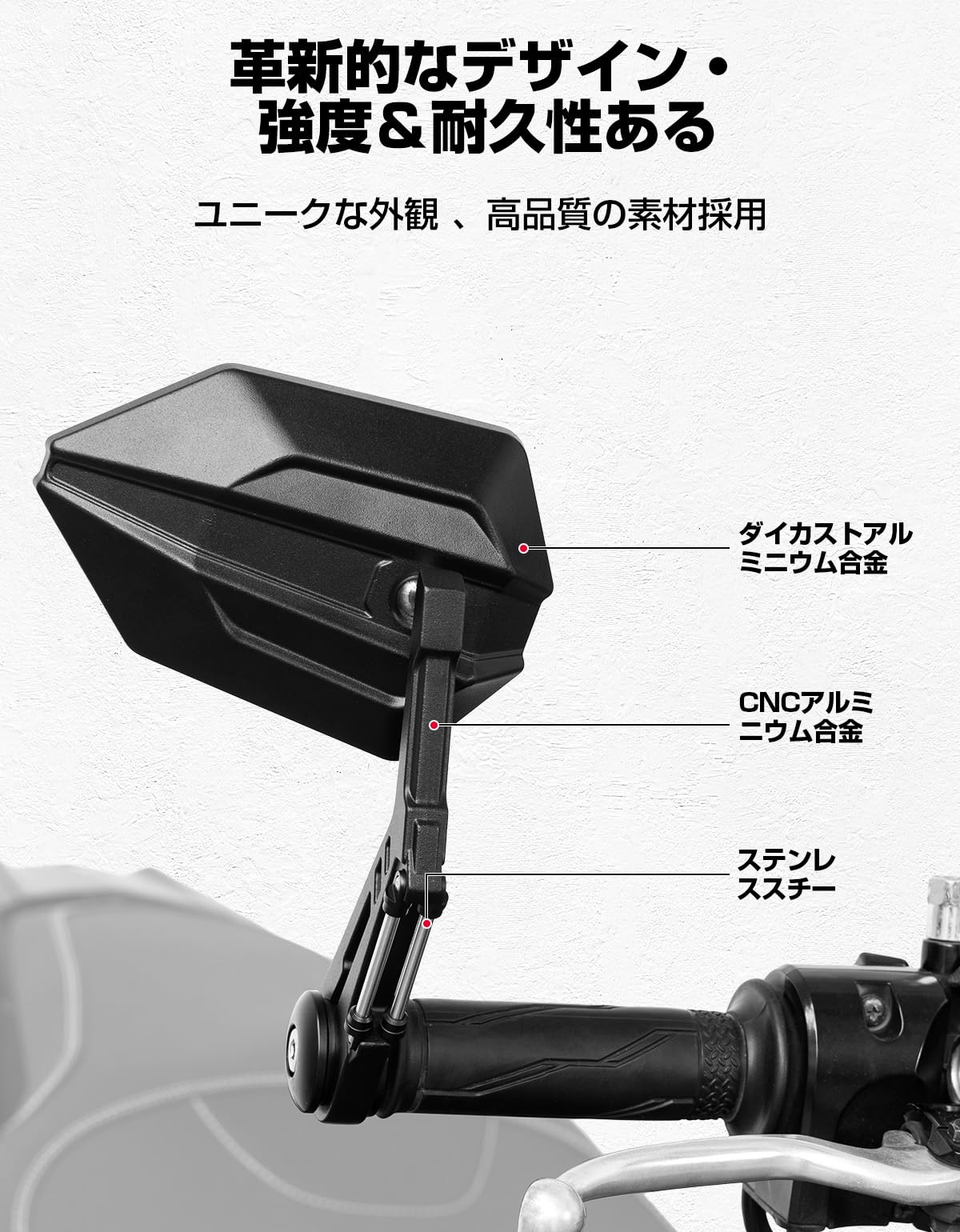 KEMIMOTO バイクミラー KM3006 Amazon | KEMIMOTO バーエンドミラー バイク 左右セット バイクミラー