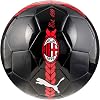 A.C. Milan Prematch Football and Training Ball Official Product Size 5 Black