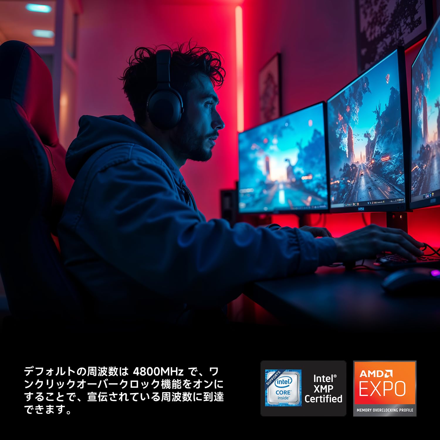 OUNCE Acclamator DDR5 48GB デスクトップPC用メモリ 6000MHz