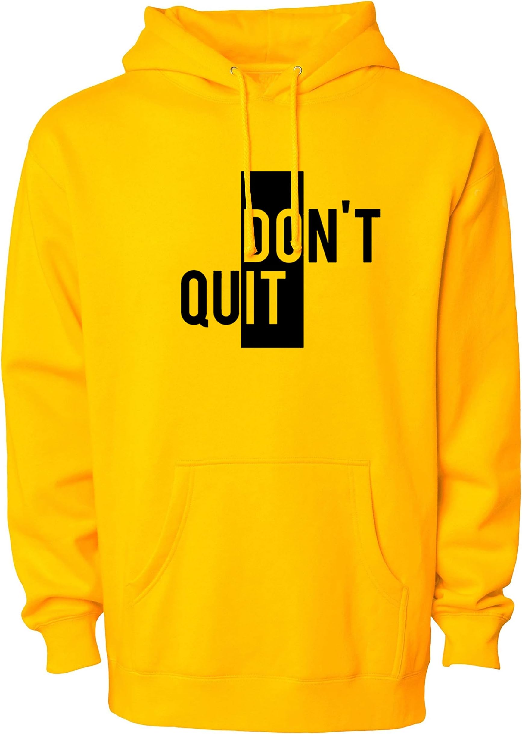 Unisex-Adult Cotton Hooded Neck Don’t Quit Printed Hoodie