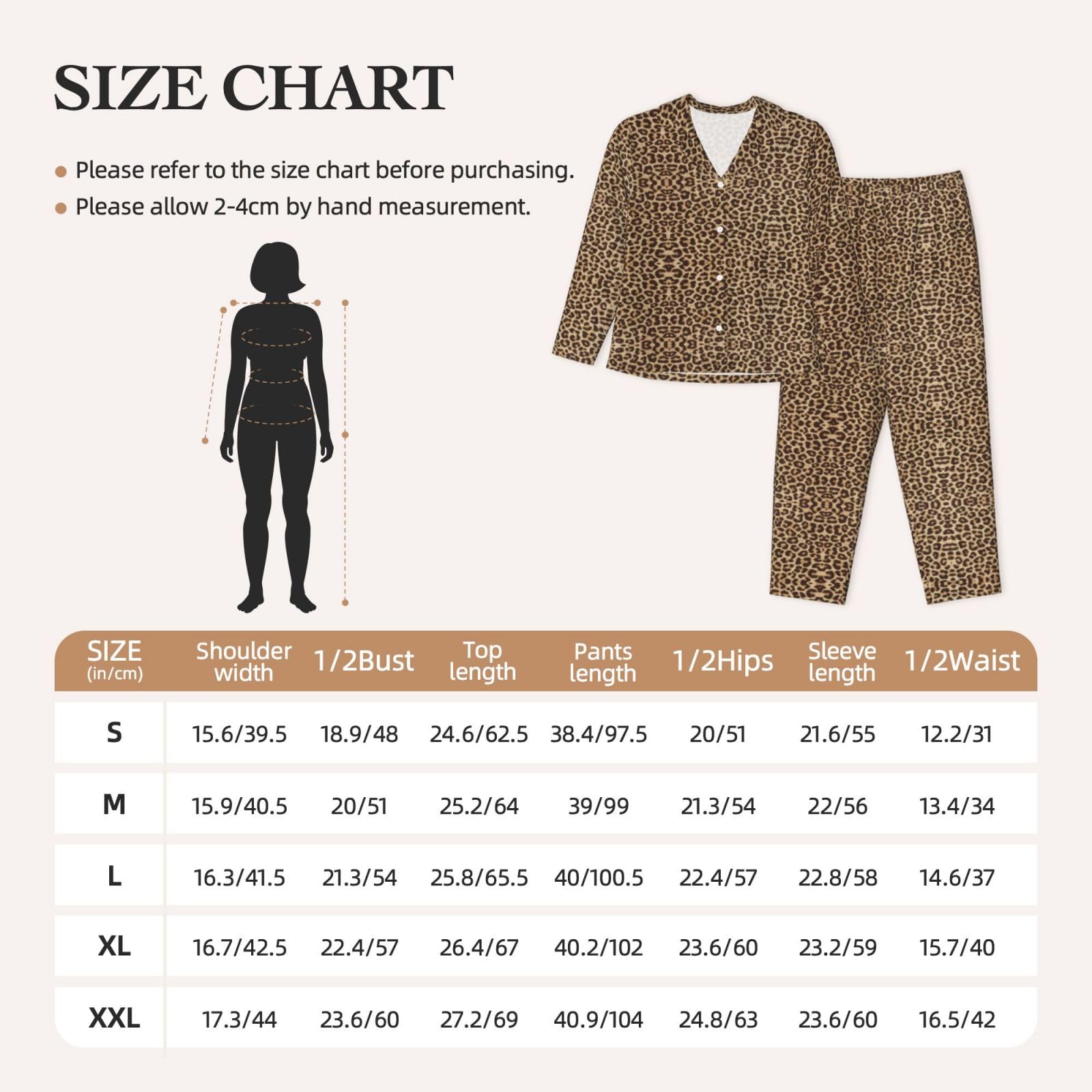 Divertente pigiama a maniche lunghe da donna con stampa leopardata morbida set da notte confortevole regalo