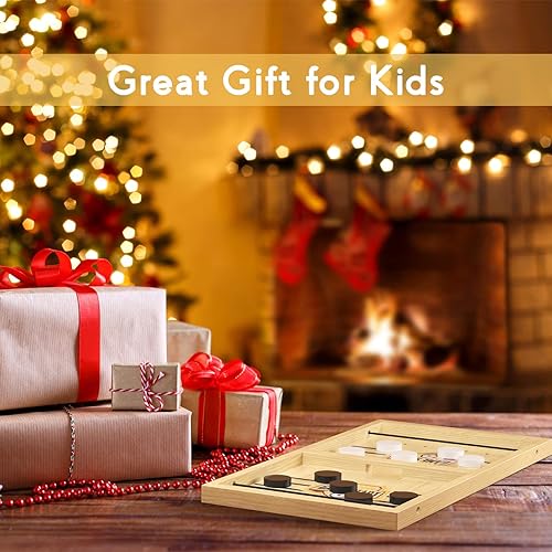 Miniatura 5 de Emocionante juego de disco de cabestrillo rápido,Juego de mesa Crash Bash,Juego de hockey de mesa,Juego de tirachinas de fútbol,Juego de hockey de