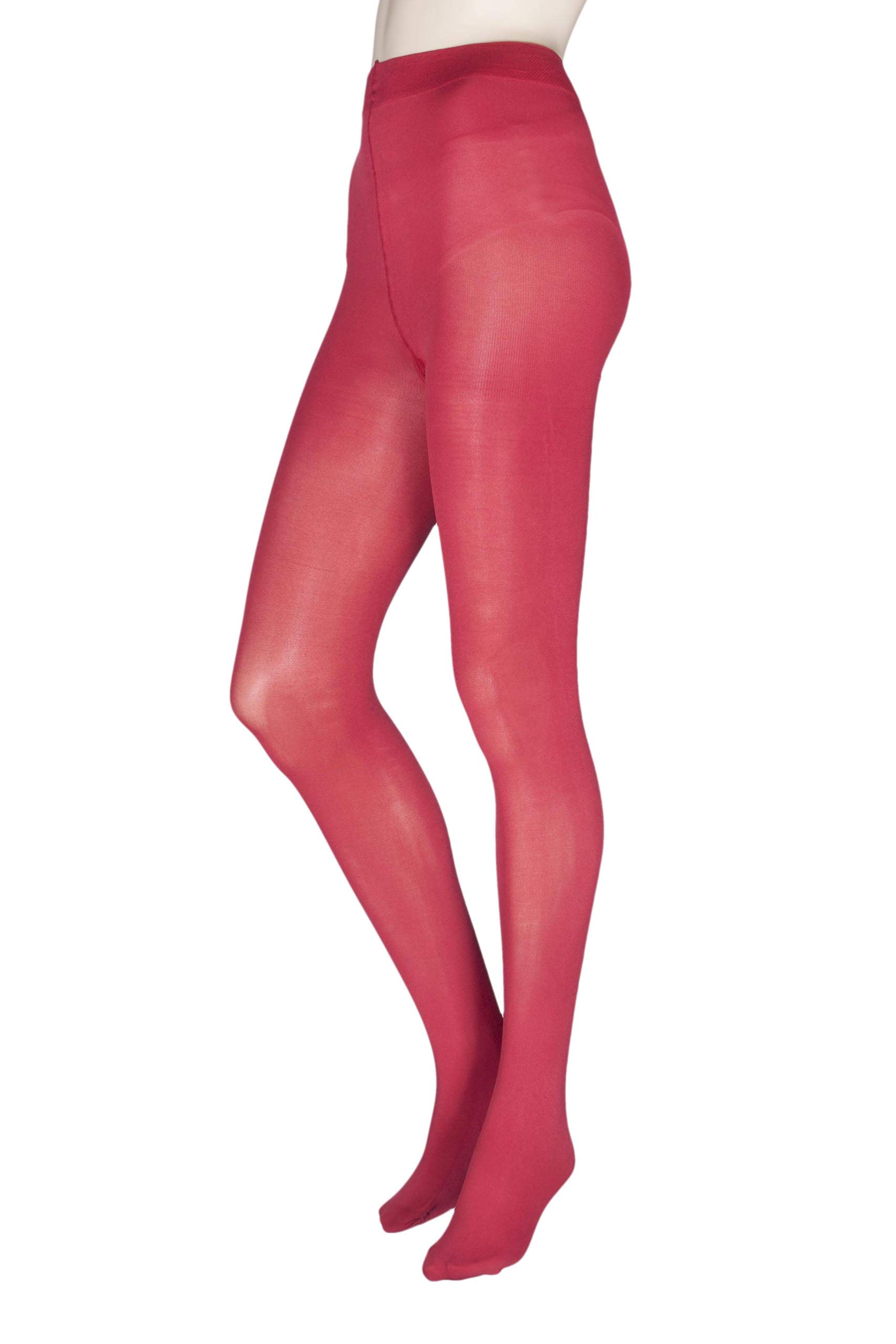 Charnos Opaque 60 Denier Tights Red Medium