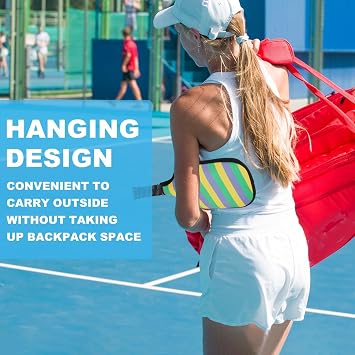 PATIKIL Pickleball Paddle Cover Universal, Neoprene Pickleball Racket Sleeve Paddle Storage