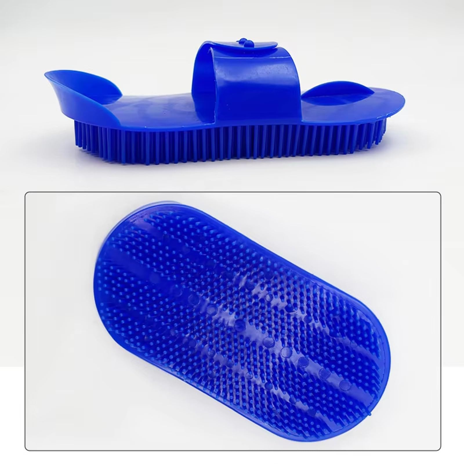 Pferdepflegeset mit Hufkratzbürste und Fellkamm, Blue