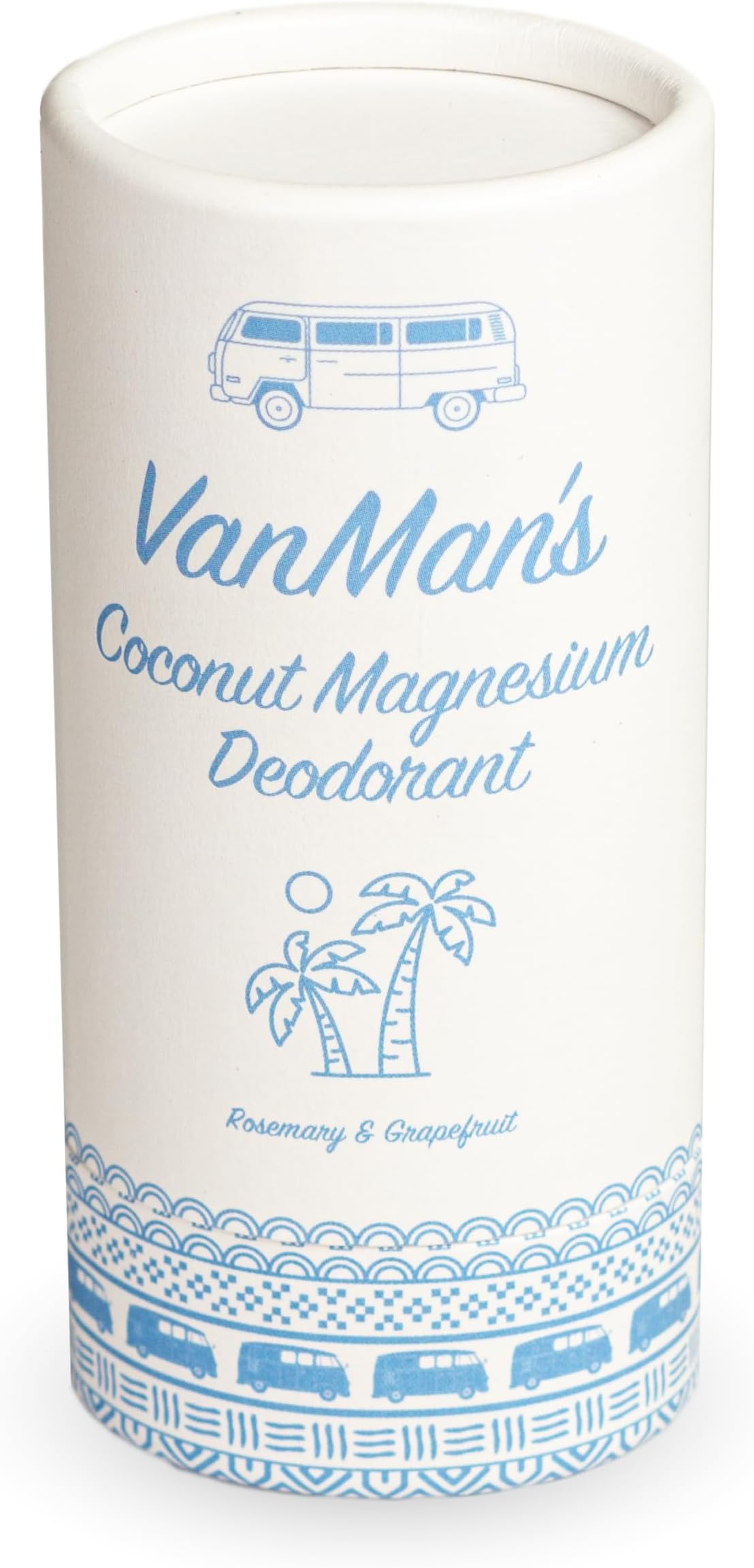 Vanman’s - Coconut and Magnesium Deodorant Stick for Delicate Skin - Odor Control for Underarms - Magnesium Deodorant for Women and Men - Personal Care Products - 2 Fl Oz