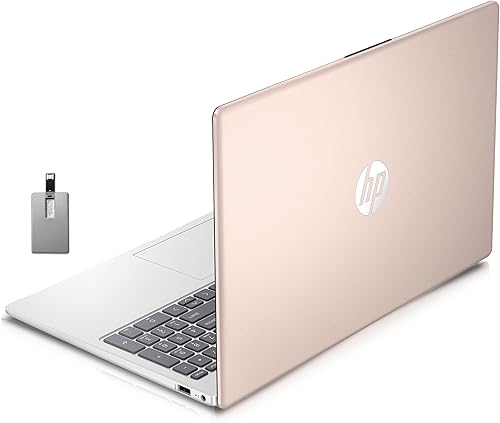 HP Laptop empresarial FHD 2022 de 15.6 pulgadas, procesador AMD Ryzen 5-5625U, 32 GB de RAM, 1 TB PCIe SSD, gráficos AMD Radeon, cámara web HD,
