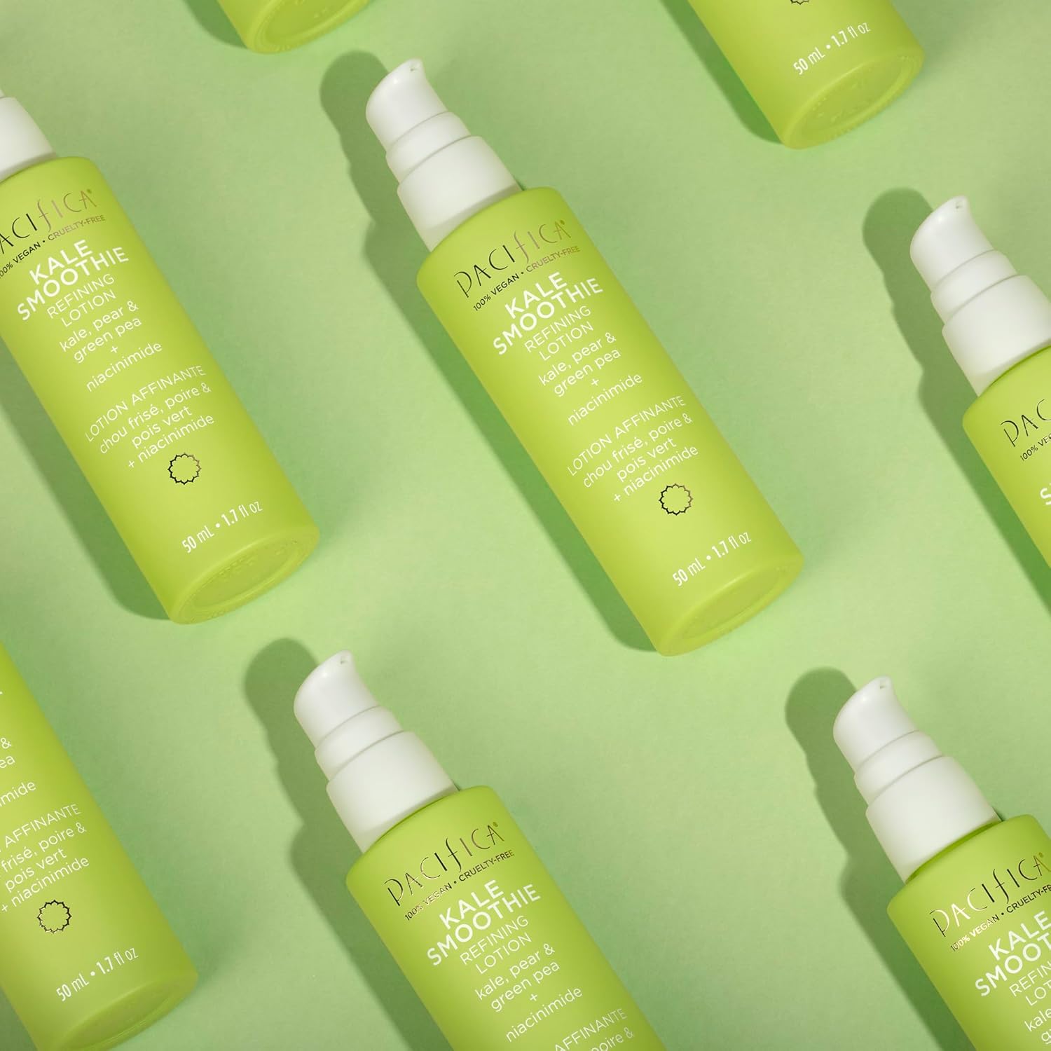 Pacifica Kale Detox Deep Cleansing Face Wash + Kale Smoothie Refining Lotion Set of 2– Pore-Minimizing Skincare Duo for Oily & Combination Skin, Niacinamide & Super Greens, 100% Vegan & Cruelty-Free - Image 4