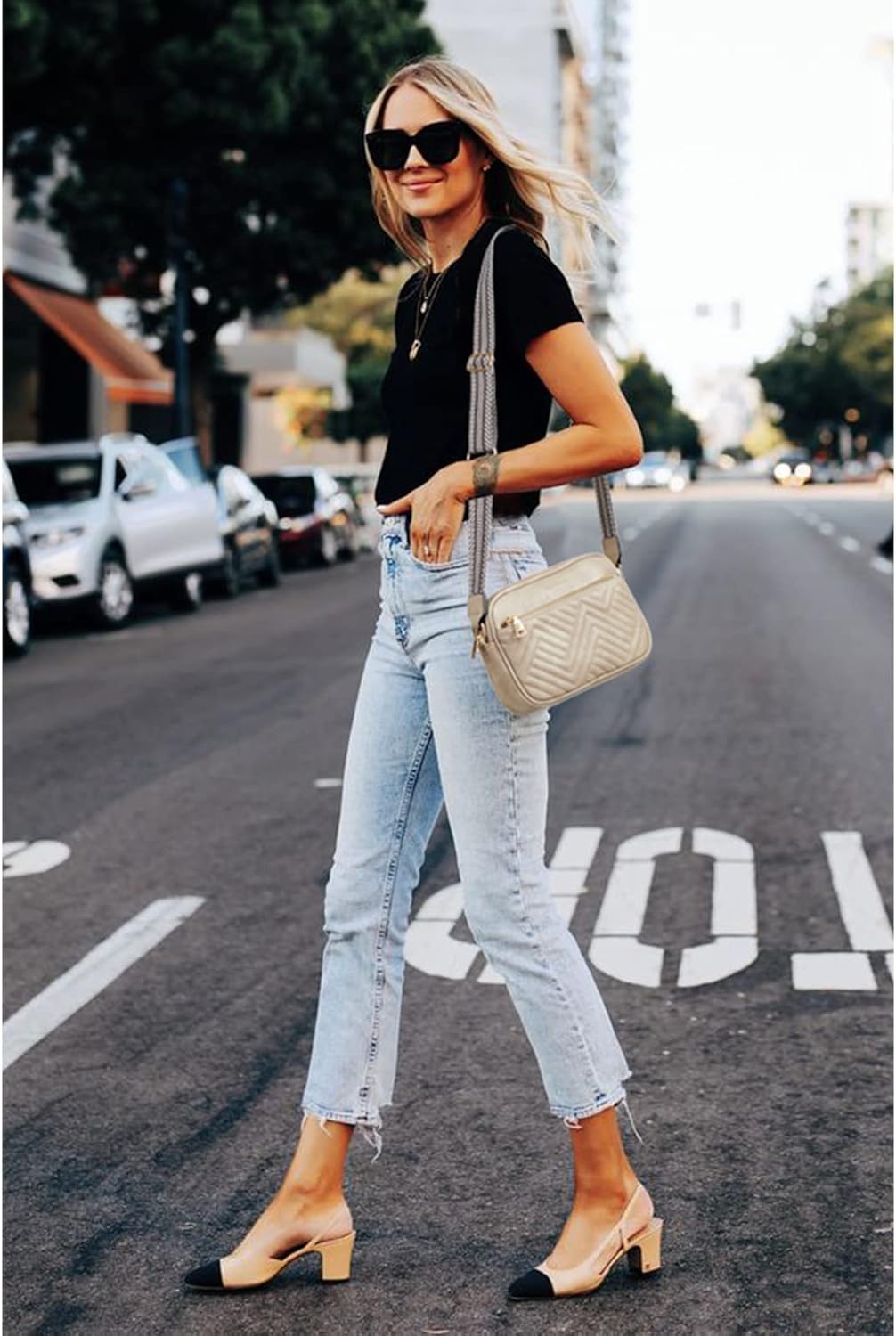 BOSTANTEN Quilted Crossbody Bags for Women Vegan Leather Purses Small Shoulder Handbags with Wide Strap | Quilted, Small, with Wide Strap, Quilted, Purses, Small - Image 2